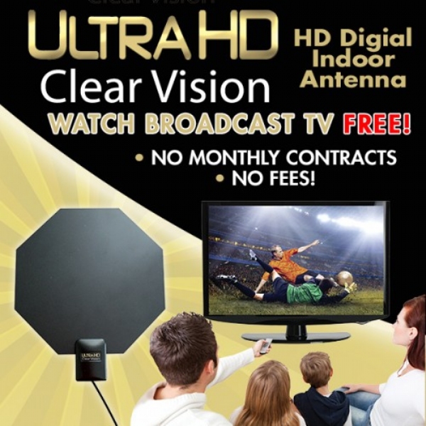 Εσωτερική Ψηφιακή Κεραία Υψηλής Ευκρίνειας UltraHD Clear Vision OEM HDTV X71