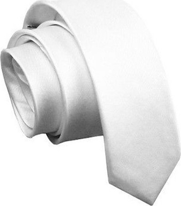 Γραβάτα μονόχρωμη άσπρη OEM 30140