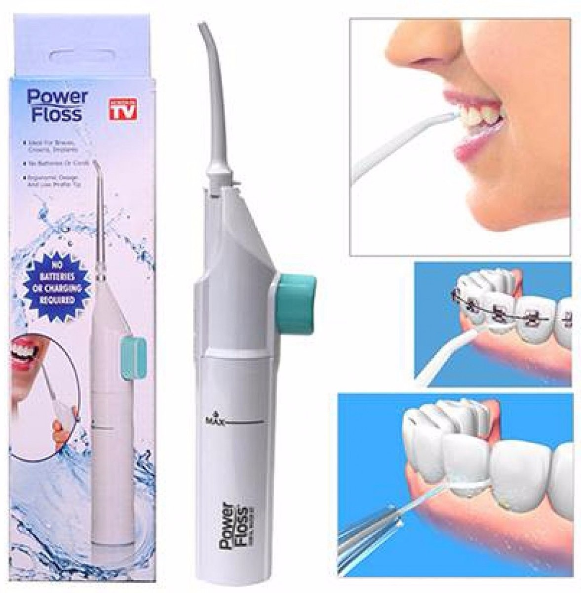 ​Συσκευή Καθαρισμού Δοντιών Με Πίεση Νερού Power Floss