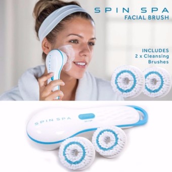 Συσκευή καθαρισμού προσώπου με 2 κεφαλές OEM Spin Spa Cleansing Facial Brush 51302
