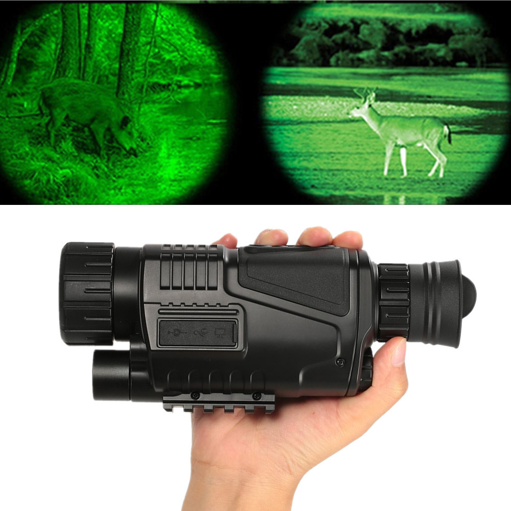 Ψηφιακό Μονόκυαλο Νυχτερινής Όρασης 5x40 με Υπέρυθρες 200m & Καταγραφή Βίντεο Night Vision Digital Monocular SX40