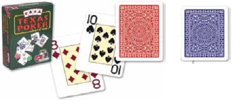 Τράπουλα Πλαστικοποιημένη Modiano Texas Poker Hold’em