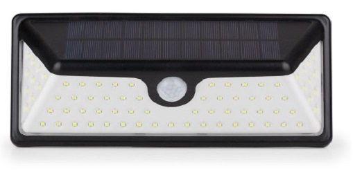 ​Ηλιακό Φωτιστικό Τοίχου με 73 LED και Αισθητήρα Κίνησης