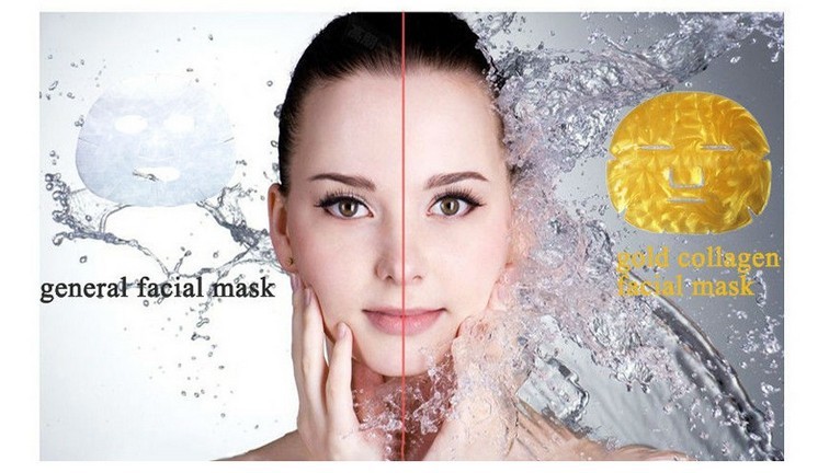 Επαγγελματική Μάσκα Κολλαγόνου με Ισχυρή Αντιρυτιδική και Αντιγηραντική δράση GOLD BIO-COLLAGEN MASK G1