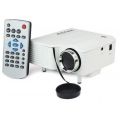 Φορητός Προβολέας άσπρος Mini Led HD Star View Multimedia Projector UC28+ HDMI OEM GP-1