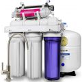 ​Σύστημα καθαρισμού νερού 7 σταδίων Αντίστροφης Όσμωσης με Αντλία και λάμπα UV Eiger RO ECO 7