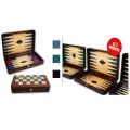 Τάβλι - σκάκι καπλαμάς χρωματιστός με επένδυση 50x50x7cm