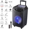 AKAI ABTS-AW8 ΗΧΕΙΟ KARAOKE ΜΕ BLUETOOTH, LED, ΑΣΥΡΜΑΤΟ ΜΙΚ. ΚΑΙ ΥΠΟΔΟΧΗ ΓΙΑ ΜΙΚ. ΚΑΙ ΟΡΓΑΝΟ – 30W RMS