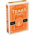 Τράπουλα Πλαστική Πορτοκαλί 100% PVC Dal Negro Texas Poker Index 2 Orange