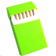 Ταμπακιέρα σιλικόνης πακέτου τσιγάρων πράσινη OEM Silicone Cigarette Case