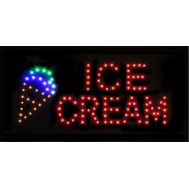 Φωτιζόμενη πινακίδα με κίνηση " ICE CREAM " OEM