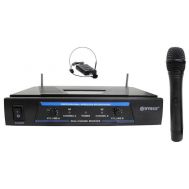 Επαγγελματική Συσκευή Karaoke VHF με Δύο Ασύρματα Μικρόφωνα DIGITAL WVNGR WG-007