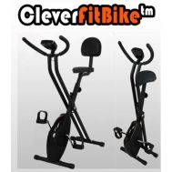 CleverFitBike™ – Έξυπνο Σπαστό Ποδήλατο Γυμναστικής με Κάθισμα – Στατικό – Μηχανικό – Λειτουργεί Χωρίς Ρεύμα – Ρυθμιζόμενη Αντίσταση – Οθόνη Ενδείξεων Θερμίδων, χρόνου, ταχύτητας