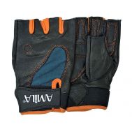 Ειδικά Δερμάτινα γάντια γυμναστικής Άρσης Βαρών AMILA 83231