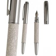 Πολυτελής μεταλλική πένα με καπάκι και σώμα από floral design - Nina Ricci Neve RSI3172
