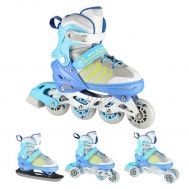 Αυξομειούμενα Roller NH18192 A 4σε1 Μπλε Medium (34-38) IN-LINE SKATES/HOCKEY ICE SKATES