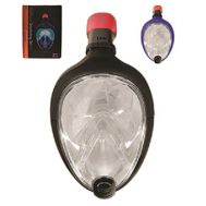 Μάσκα ολοπρόσωπη από Σιλικόνη τροφίμων με Αναπνευστήρα και Βάση για Action Camera Sub Full Face Snorkel Medusa mask 855
