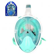 Παιδική Ολοπρόσωπη Μάσκα από Σιλικόνη τροφίμων με Αναπνευστήρα και Βάση για Action Camera Sub Full Face Medusa mask 849