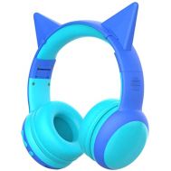 Παιδικά Ακουστικά Bluetooth Μπλέ με προστασία έντασης 85dB Gorsun Bluetooth Kids GS-E61V