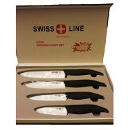 Σετ Τεσσάρων Κεραμικών Ελβετικών Μαχαιριών SWISS LINE