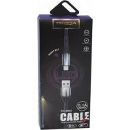 ​Καλώδιο Γρήγορης Φόρτισης Και Μεταφοράς Δεδομένων 5,1A Μήκους 1m Flat USB 2.0 Cable USB-CTREQA CA-8363