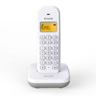 Ασύρματο τηλέφωνο με αναγνώριση κλήσης Λευκό με Γκρι Dect E195