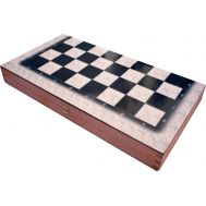 ​Τάβλι - Σκάκι ΠΑΟΚ Οξιά Μαύρο/Λευκό 48Χ26cm SuperGifts 501107