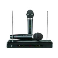 Συσκευή Karaoke με Δύο Ασύρματα Μικρόφωνα wireless AT-306