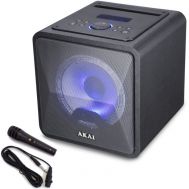 Akai ABTS-B6 Φορητό ηχείο Bluetooth karaoke με USB, LED, micro SD, Aux-In, Aux-Out και ενσ. μικρόφωνο – 20 W