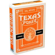 Τράπουλα Πλαστική Πορτοκαλί 100% PVC Dal Negro Texas Poker Index 2 Orange
