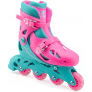 Xootz – Ρυθμιζόμενα Inline Roller Skates μεγέθους 27 έως 30.5 – Ροζ