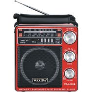 Φορητό επαναφορτιζόμενο RADIO AM/FM/SW  SD / USB MP3 PLAYER με ηχείο 8w WAXIBA XB-922UR