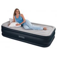 Στρώμα ύπνου φουσκωτό βελούδινο 99x191x43cm Ιntex Deluxe Pillow Rest Raised Bed 67732