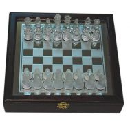 Σκάκι γυάλινο 26 Χ 26 cm