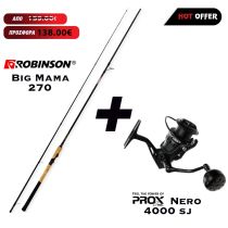 Combo Shore Robinson Big Mama 270 18-70+ Prox Nero 4000 SJ