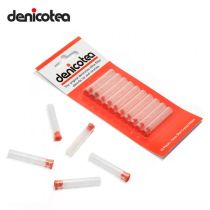 Φίλτρά Denicotea για πίπα τσιγάρου 6mm 10τμχ Slim Crystal Filters