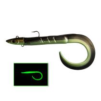 Soul Lures Snipe Eel Combo - Χελάκι 38cm/160gr - #15 Khaki / Luminous Green