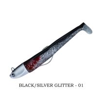 Soul Lures Ocean Ruler Combo 150gr - 01 Black Silver Glitter