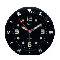 Αναλογικό ρολόι με rubber Μαύρο 2809