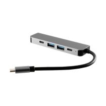 NSP N16 Γκρι USB-C Hub 5 σε 1 (8340239) Type-C σε HDMI 4K με 2 θύρες USB 3.0+2.0, PD 3.0 και Type-C 3.0