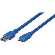 Heitech 09004109 Καλώδιο USB 3.0 A-Male σε Micro-B 1.5 m