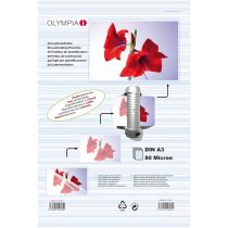 Olympia 9182 Φύλλα πλαστικοποίησης για Α3 σε κουτί 80 microns 25 τμχ