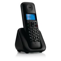 Motorola T301 Black (Ελληνικό Μενού) Ασύρματο τηλέφωνο με ανοιχτή ακρόαση