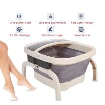 Ποδομασάζ - Ποδόλουτρο ηλεκτρικό με δόνηση για ξεκούραστα πόδια - Πτυσσόμενο Compression Foot Bath Massager