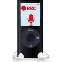 Voice Recorder - Ψηφιακό καταγραφικό ήχου - ομιλίας - 999 ωρών - MP4 player οθόνη  2" για video - Δέχεται κάρτα sd έως 32 gb - Ραδιόφωνο