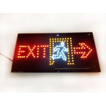 Φωτεινή επιγραφή καταστημάτων με LED (Exit)