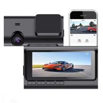 Κάμερα αυτοκινήτου wifi μαζί με κάμερα οπισθοπορείας
