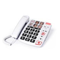 Ενσύρματο τηλέφωνο για ηλικιωμένους με ανοιχτή ακρόαση SWISSVOICE XTRA 1110U λευκό