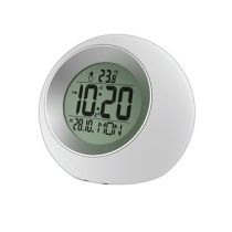 Ρολόι θερμόμετρο Telco Mod. E0325 Λευκό - Γκρι - Ένδειξη θερμοκρασίας - ημερομηνίας - ώρας με ήχους φύσης για χαλάρωση - Ηρεμία - Απολαυστικό ύπνο