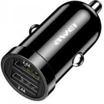 OEM Αντάπτορας αναπτήρα αυτοκινήτου με δύο εξόδους USB 5V 2.1A - 1.0Α ιδανικός για φόρτιση USB συσκευών